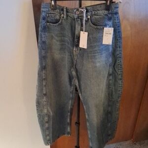 Good American Blue Ankle Jeans